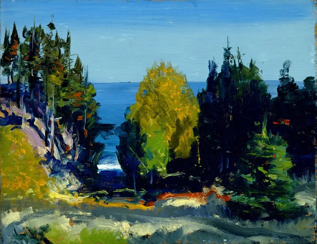 The Grove — Monhegan, by George Bellows