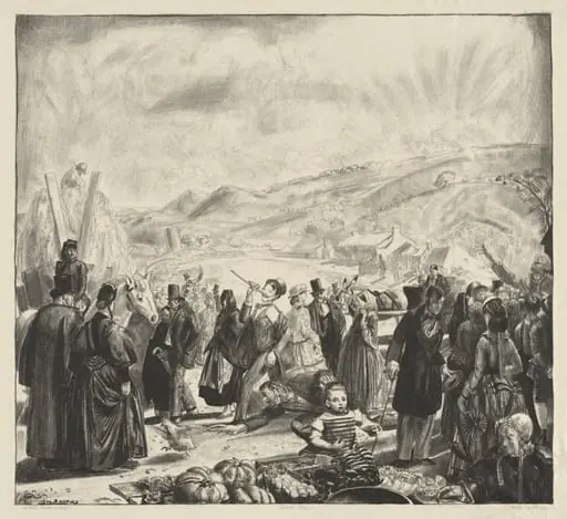 The Irish Fair, by George Bellows