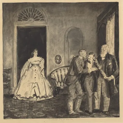 The Kindliness Came Not from Her, by George Bellows
