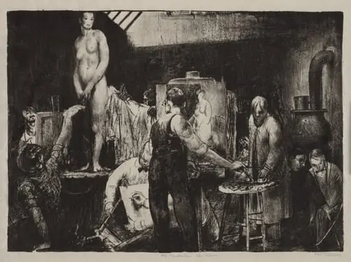 "The Life Class", by George Bellows