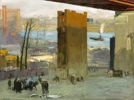 The Lone Tenement, by George Bellows