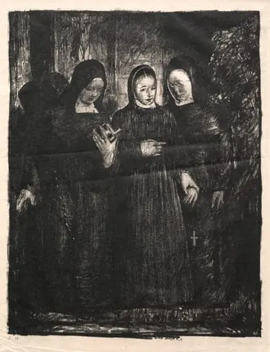 The Novitiate, by George Bellows