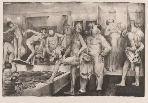 The Shower-Bath, by George Bellows