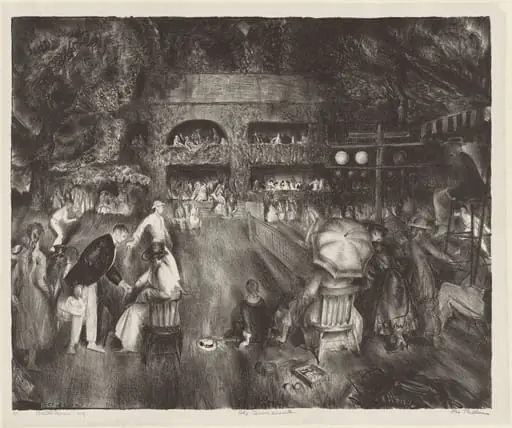 The Tournament, by George Bellows
