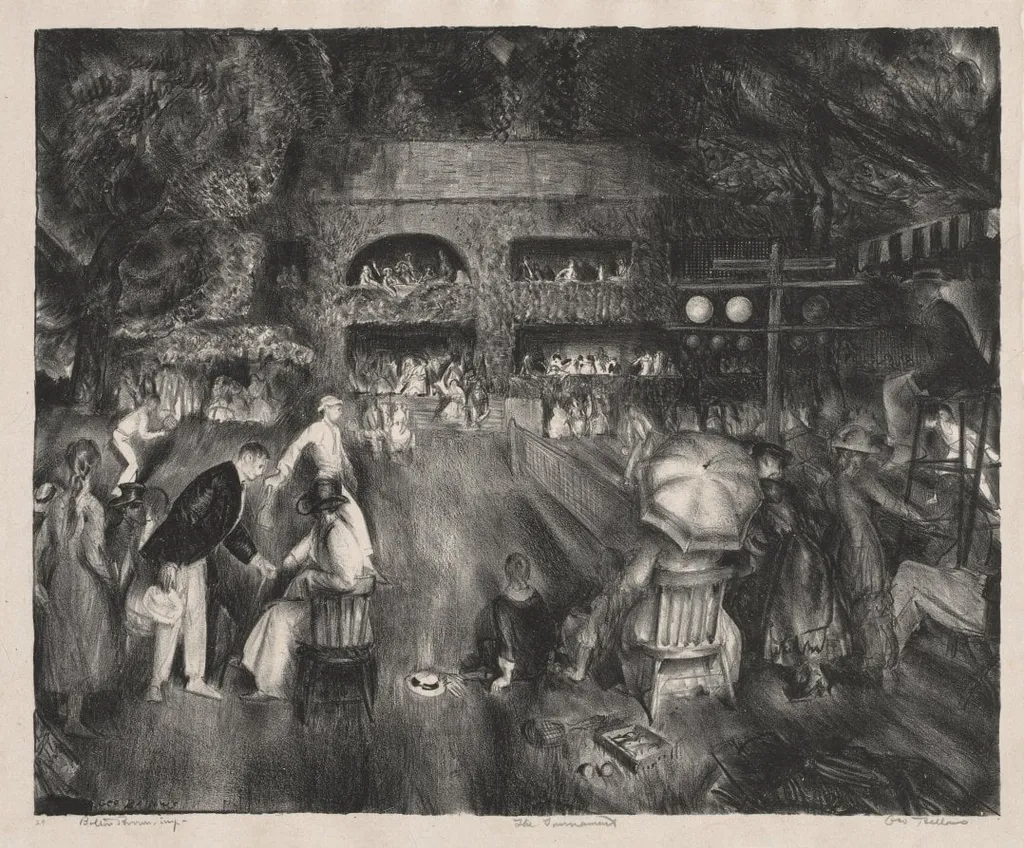 The Tournament, by George Bellows, 1920