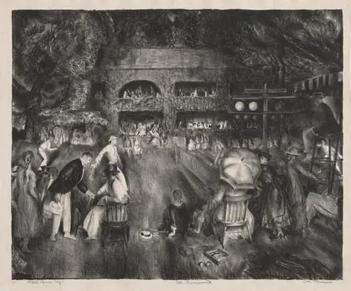The Tournament, by George Bellows