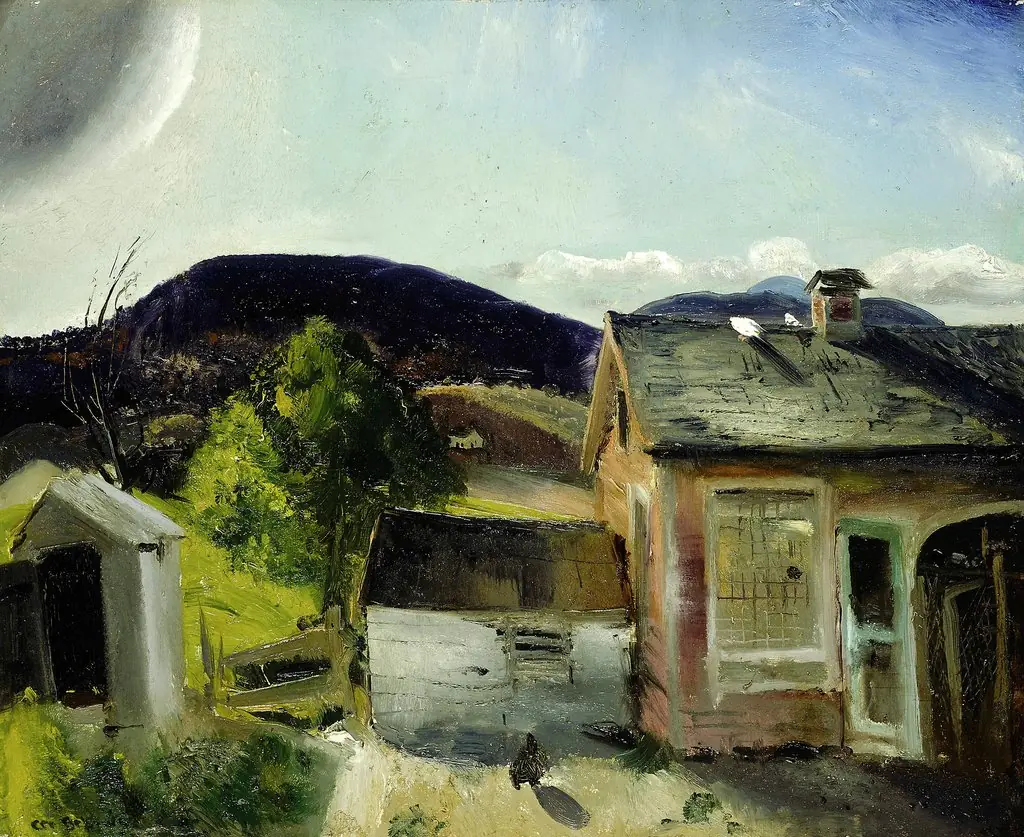 The Village Houses, by George Bellows