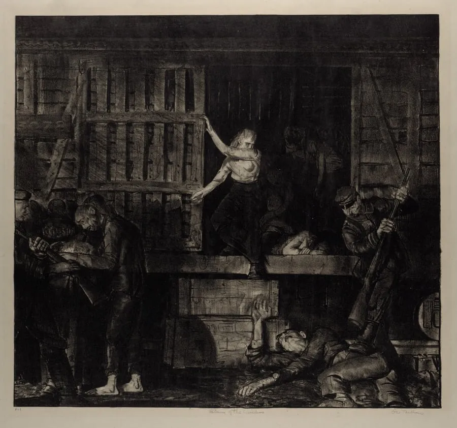 War Series: The Return of the Useless, by George Bellows, 1918