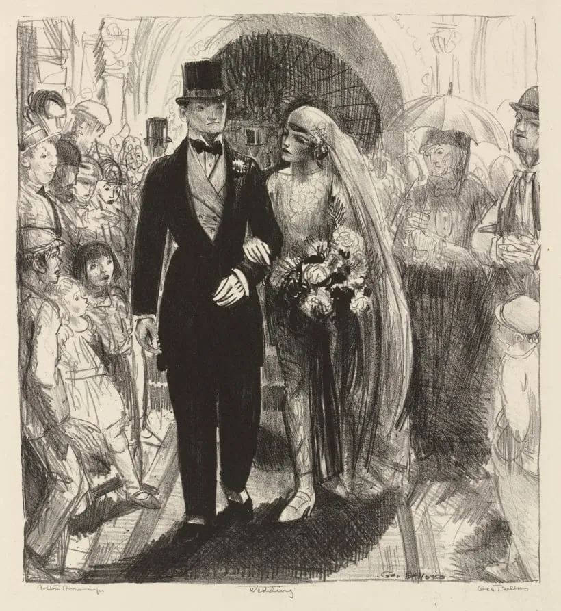 Wedding, by George Bellows, 1924