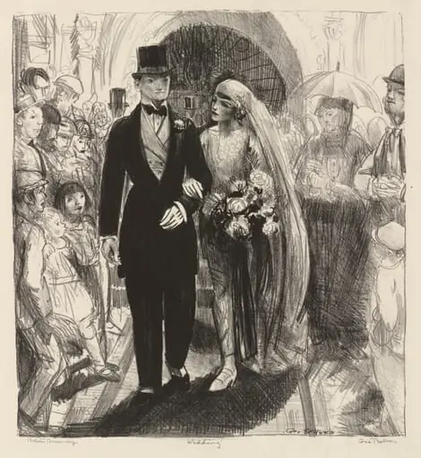 Wedding, by George Bellows
