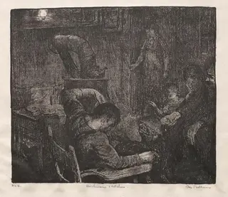 Workman's Kitchen, by George Bellows, 1917