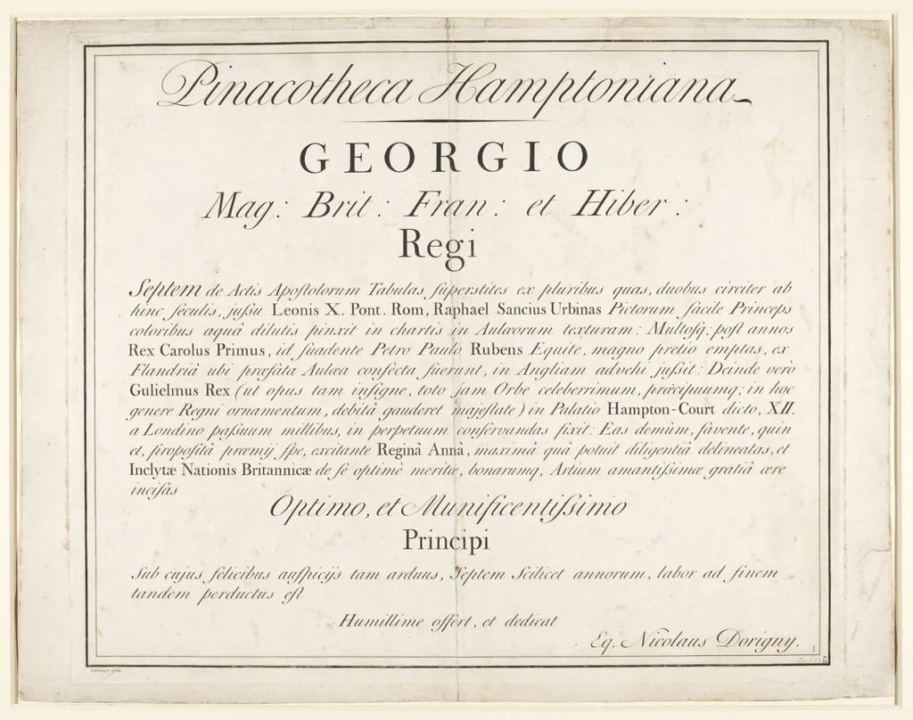 Pinacotheca Hamptoniana, by George Bickham, 1719
