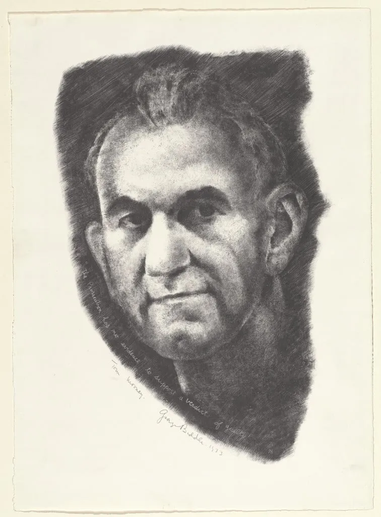 Untitled, by George Biddle, ink, 1933