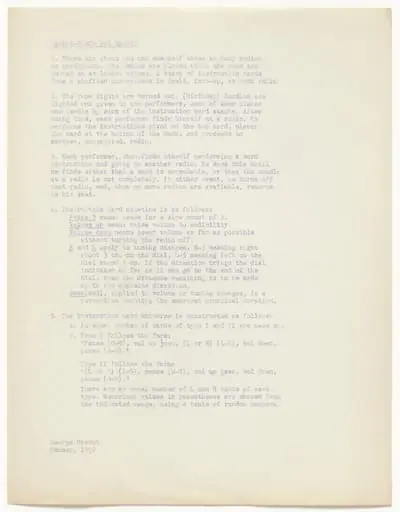 Untitled, by George Brecht