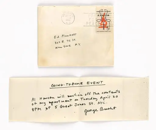 Untitled, by George Brecht