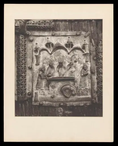Detail, Bronze Door of San Zeno, Verona, by George Bunzl