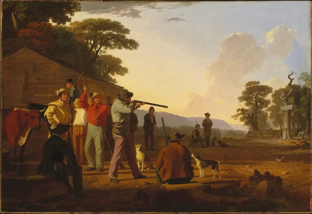 Shooting for the Beef, by George Caleb Bingham