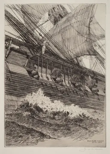 The Fore Chains, by George Canning Wales