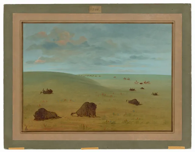 After the Buffalo Chase - Sioux