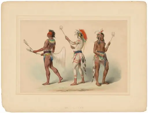 Ball Players, by George Catlin