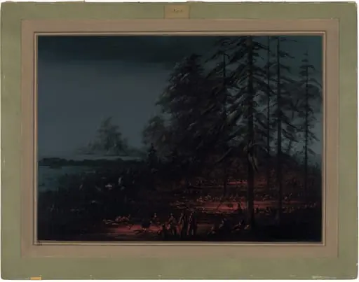Bivouac of a Sioux War Party, by George Catlin