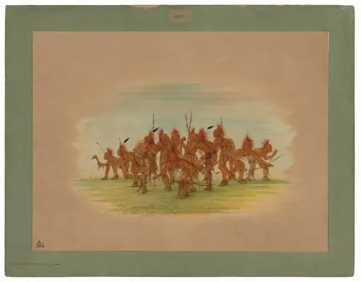Discovery Dance - Saukie, by George Catlin