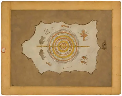 Facsimile of a Mandan Robe, by George Catlin