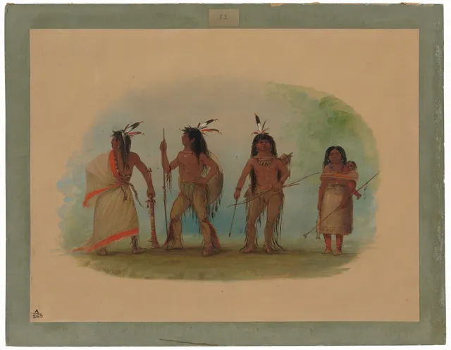 Four Apachee Indians