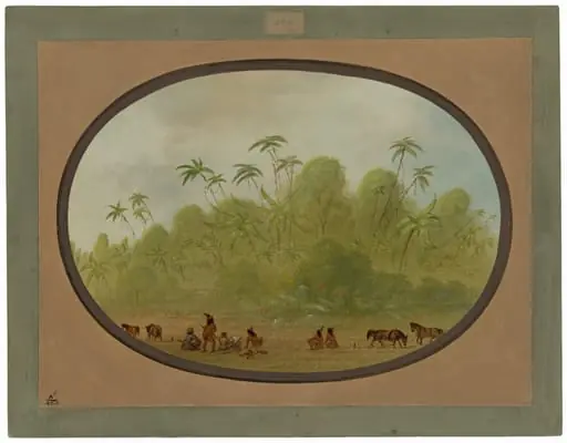 Halting to Make a Sketch, by George Catlin