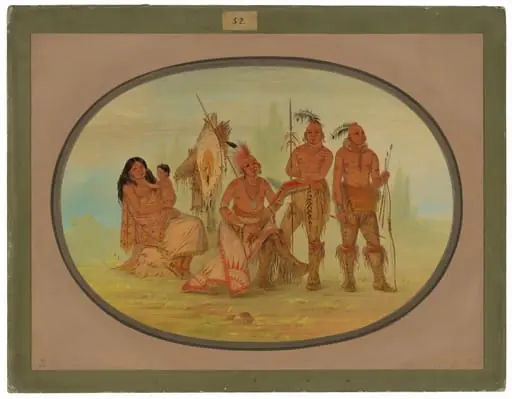 Osage Indians, by George Catlin
