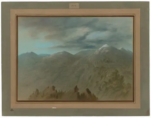 Salmon River Mountains, by George Catlin