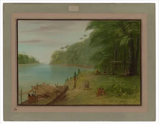 Shore of the Essequibo, by George Catlin