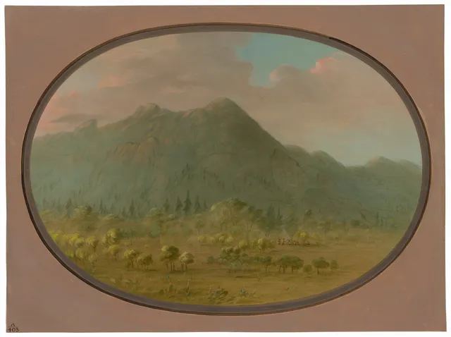 View in the Crystal Mountains