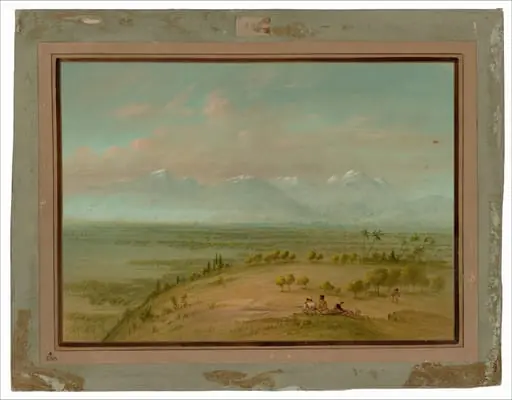 View of the Pampa del Sacramento, by George Catlin