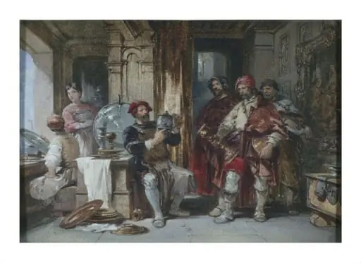 Cellini and the Robbers, by George Cattermole