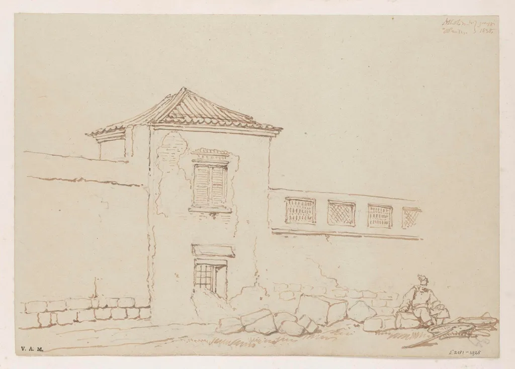 A building in Macau, by George Chinnery, 10