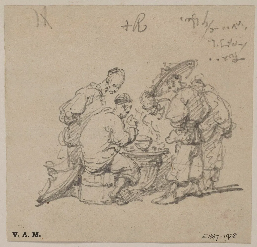 A group of Chinese figures, by George Chinnery, 19