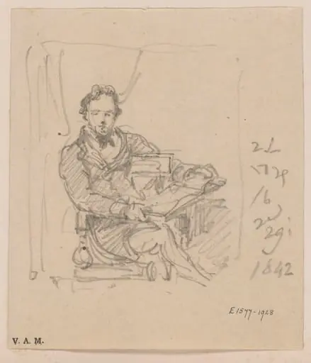 A portrait of John Dent, by George Chinnery