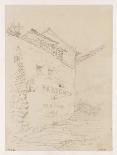 Buildings in Macau, by George Chinnery