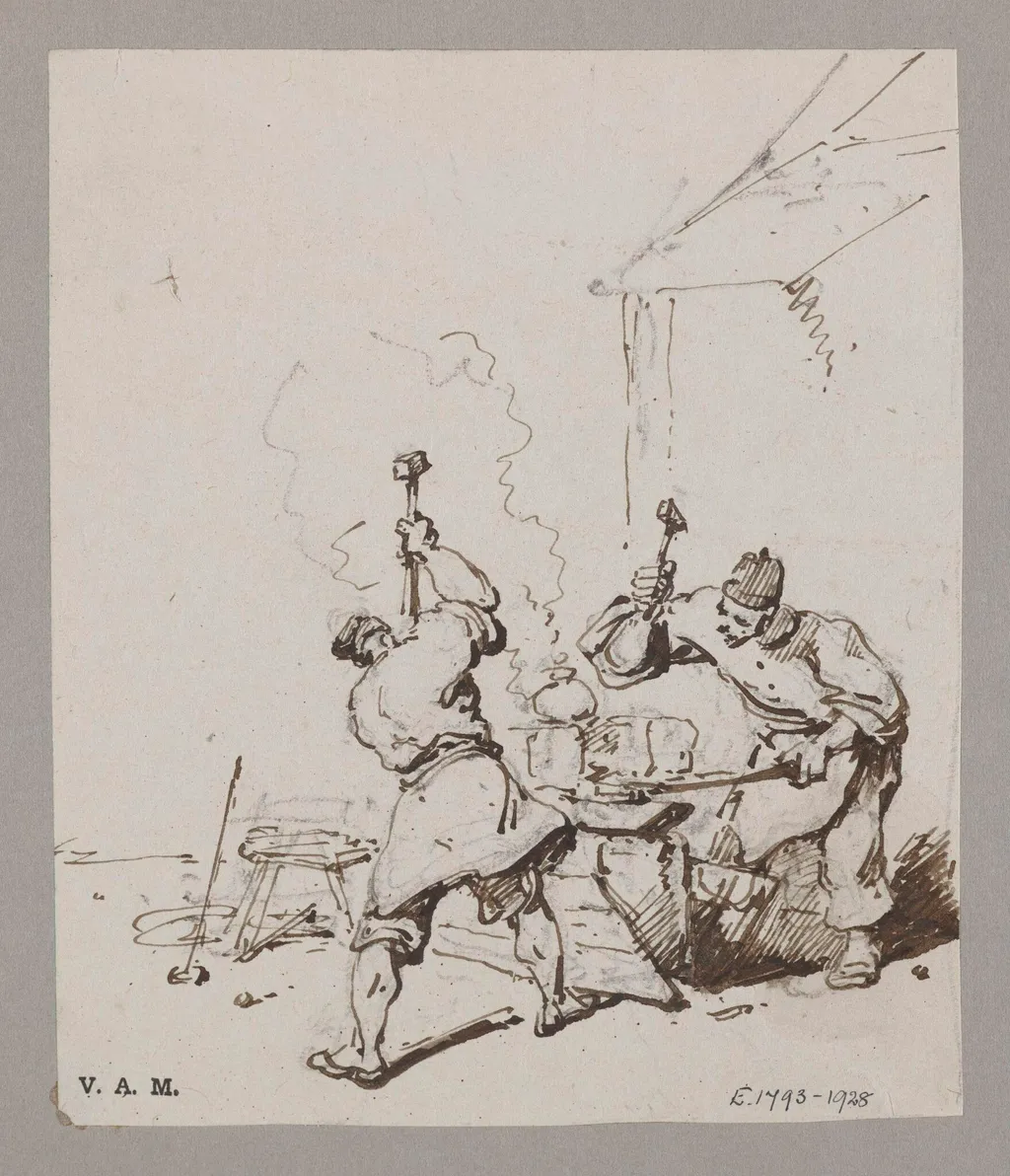 Chinese blacksmiths, by George Chinnery, 19