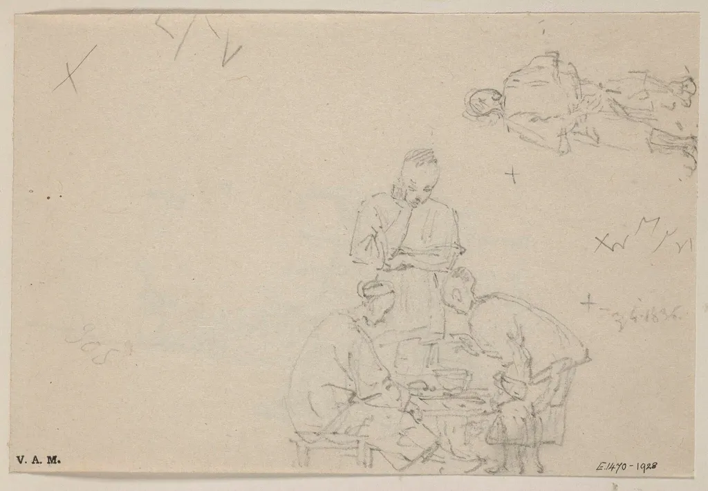 Chinese figures, by George Chinnery, 8
