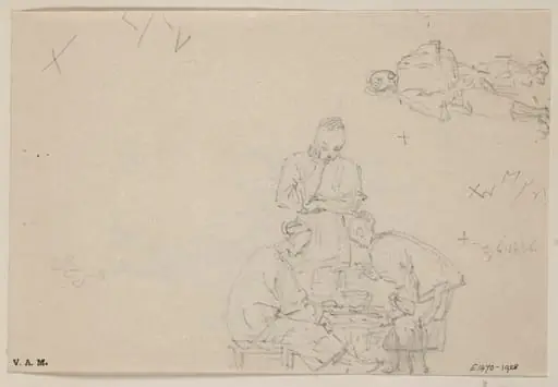 Chinese figures, by George Chinnery