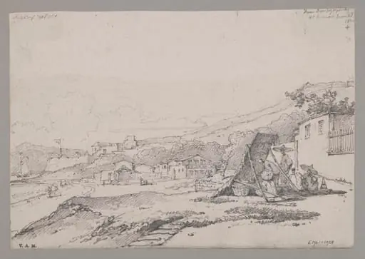 Corner of Macao Bay, looking west, by George Chinnery