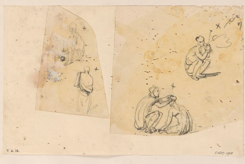 Indian figures, by George Chinnery, 16