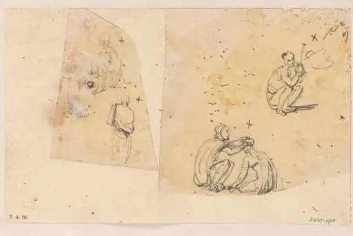 Indian figures, by George Chinnery