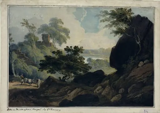 Near Midnapore, Bengal, by George Chinnery