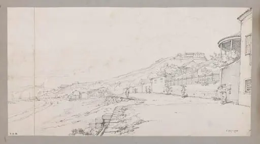 Part of Macao Bay, looking west, by George Chinnery