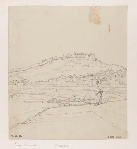 Part of the Praya Grande, Macau, by George Chinnery