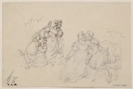 'Rejection' and 'consent', by George Chinnery