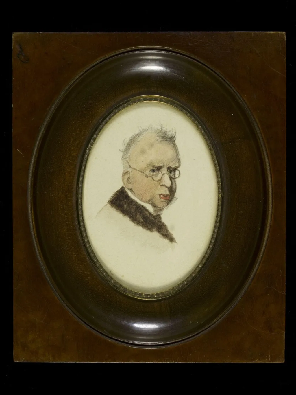 Self-portrait, by George Chinnery, watercolor, 1840